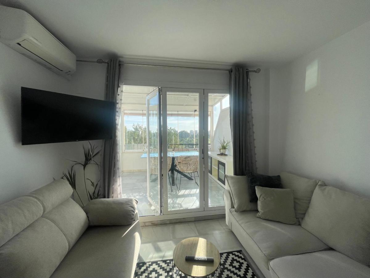 Atico Penthouse Apartment Roquetas de Mar Bagian luar foto